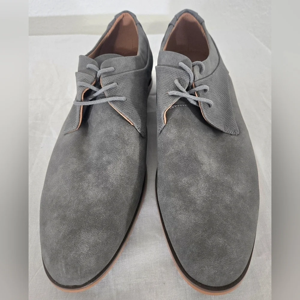 *NWOT* Madden Men's Gray Lace-Up Oxford Shoes Office Work Event Casual, size 9M